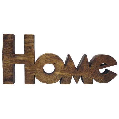 Wooden Home Letters